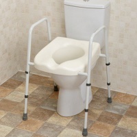 Image of the Mowbray Toilet Seat & Frame Lite - Fixed Width - Assembled